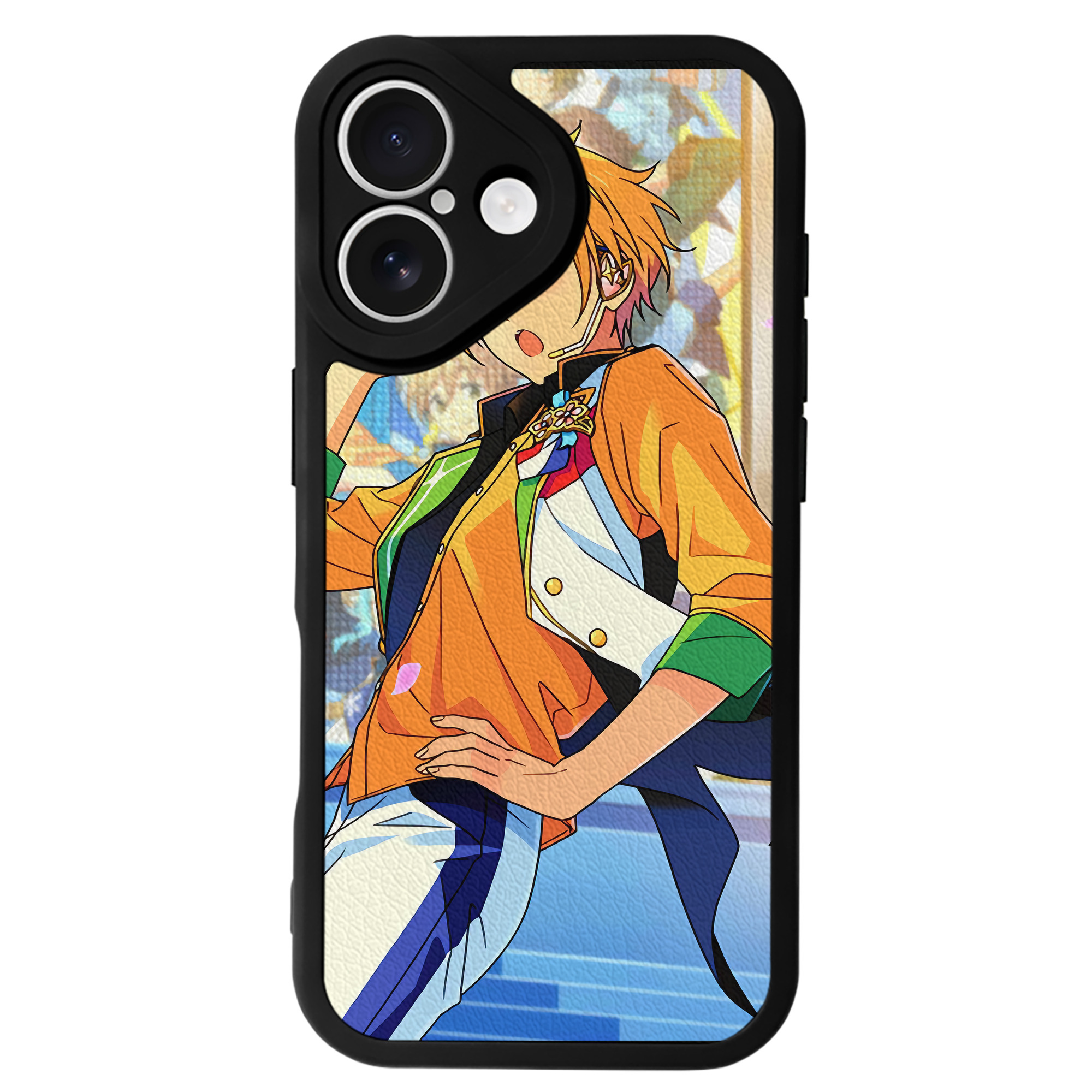 （画像用） あんさんぶるスターズ! Ensemble Stars 【iPhone 16シリーズ対応】シリコンスマホケース（レザー調） 材質：シリコン